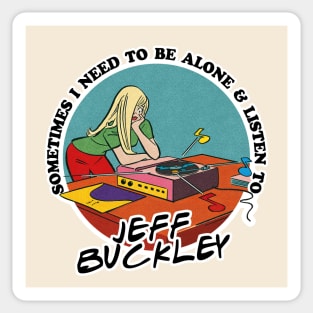 Jeff Buckley  / Music Obsessive Fan Design Sticker